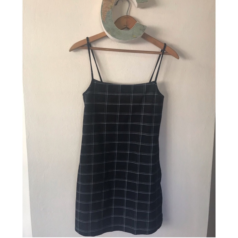 Mini Plaid Dress • 🌑